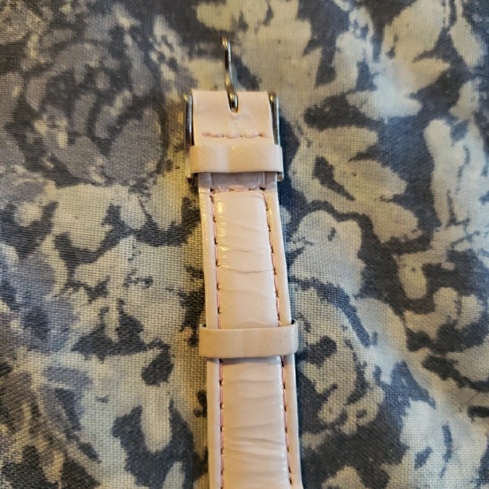 Liz Claiborne Pink Blush Leather Watch